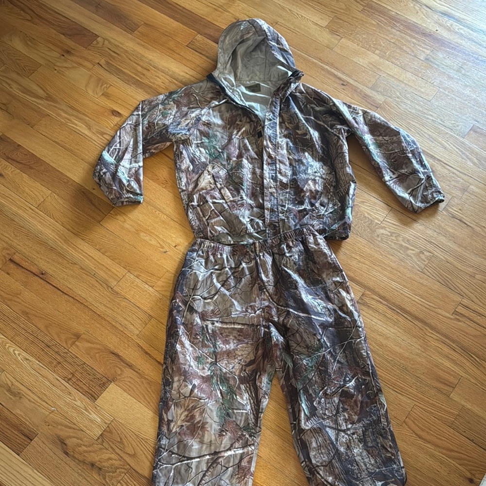 Lodge Outfitters Camouflage Hooded Jumpsuit